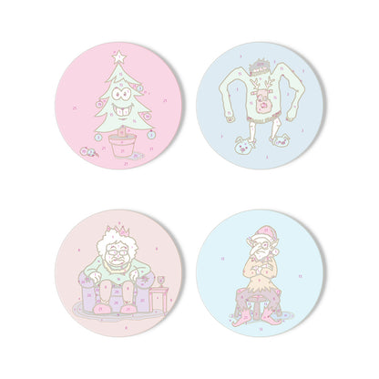 Paint by Numbers Coasters #16