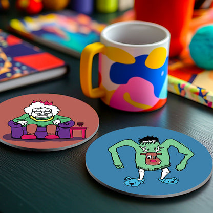 Paint by Numbers Coasters #16