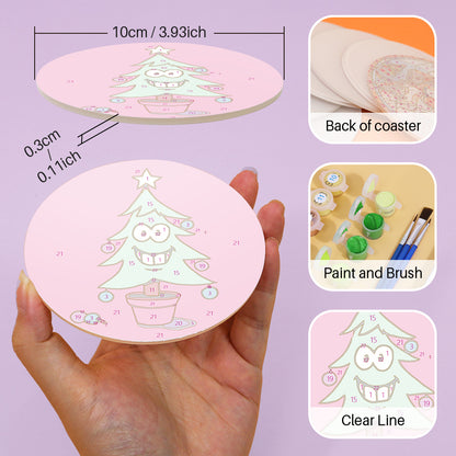 Paint by Numbers Coasters #16