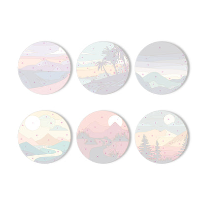 Paint by Numbers Coasters #17