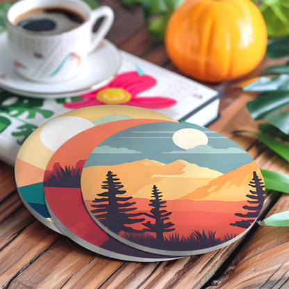 Paint by Numbers Coasters #17