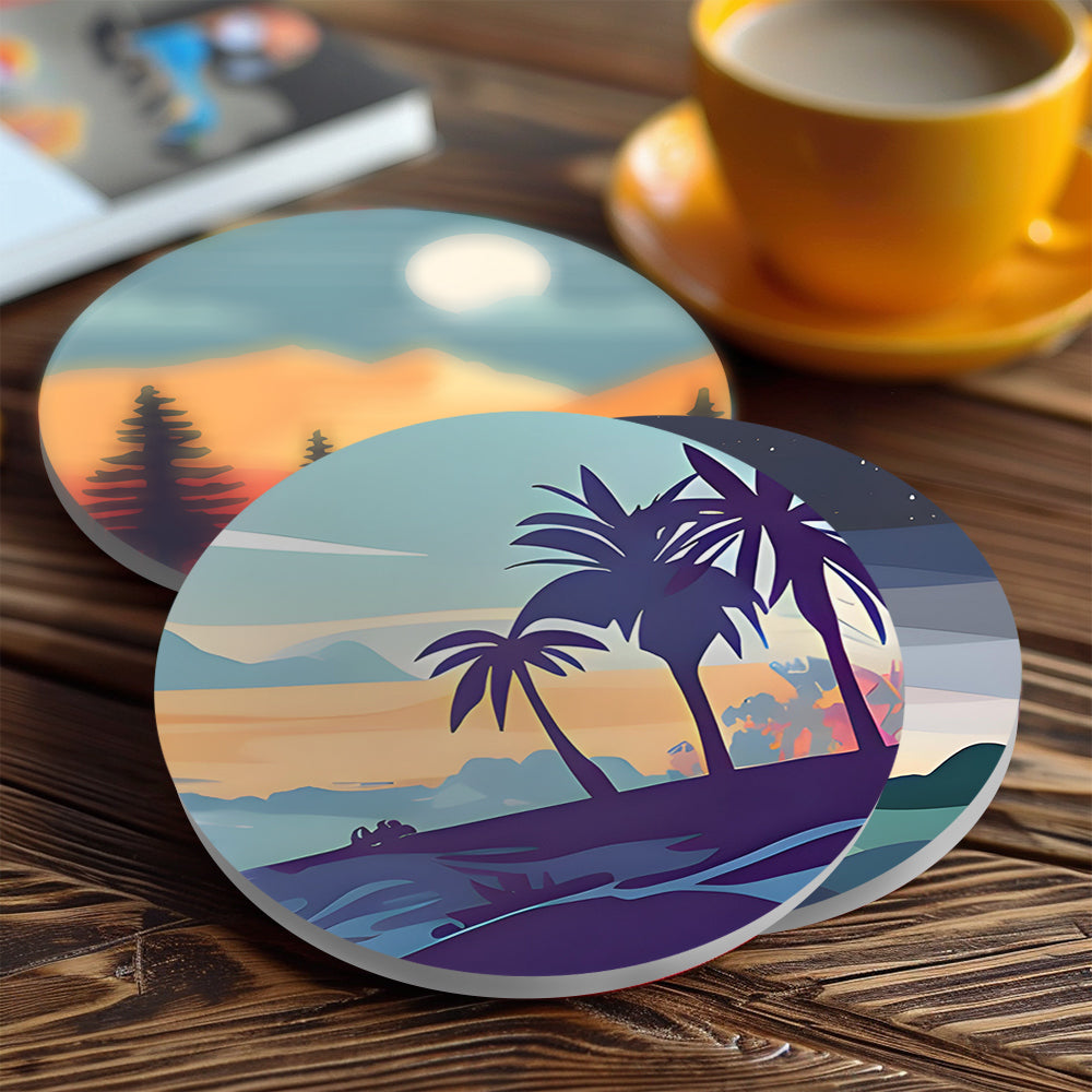 Paint by Numbers Coasters #17