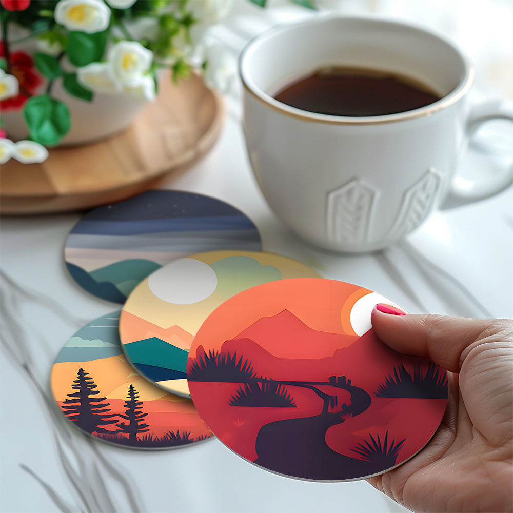 Paint by Numbers Coasters #17