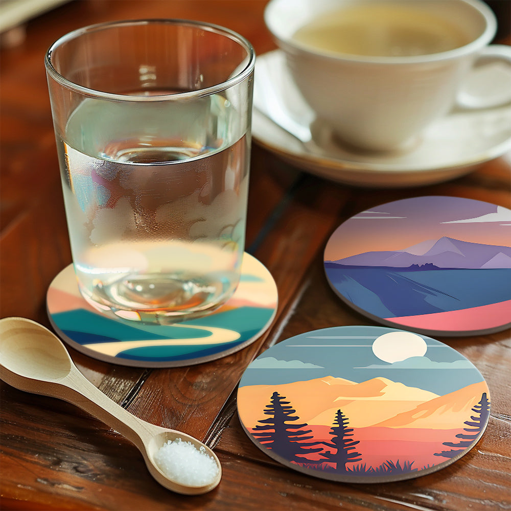 Paint by Numbers Coasters #17