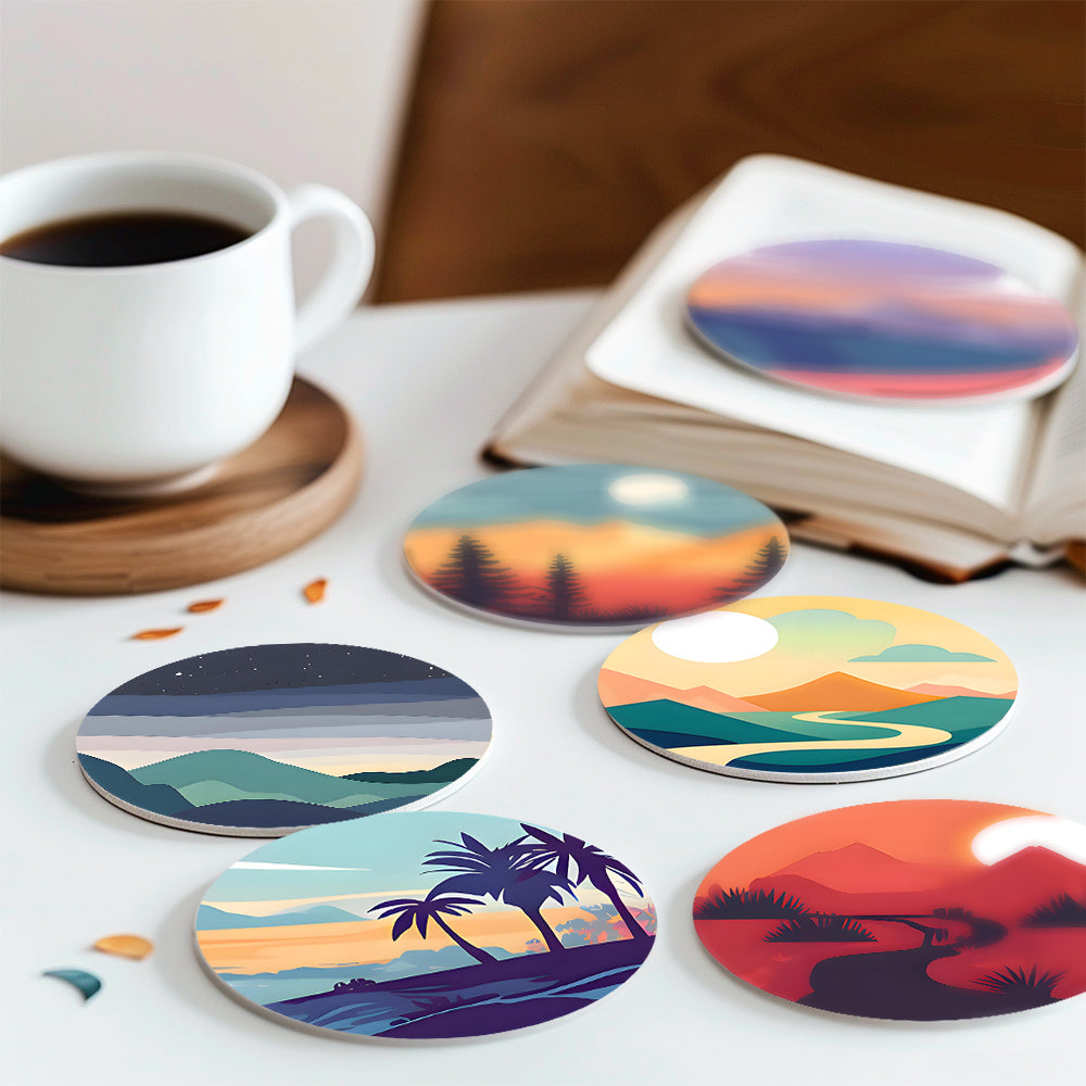 Paint by Numbers Coasters #17