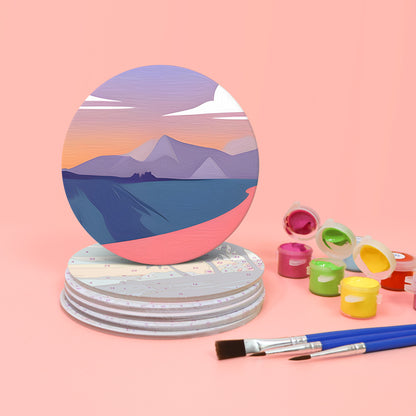 Paint by Numbers Coasters #17