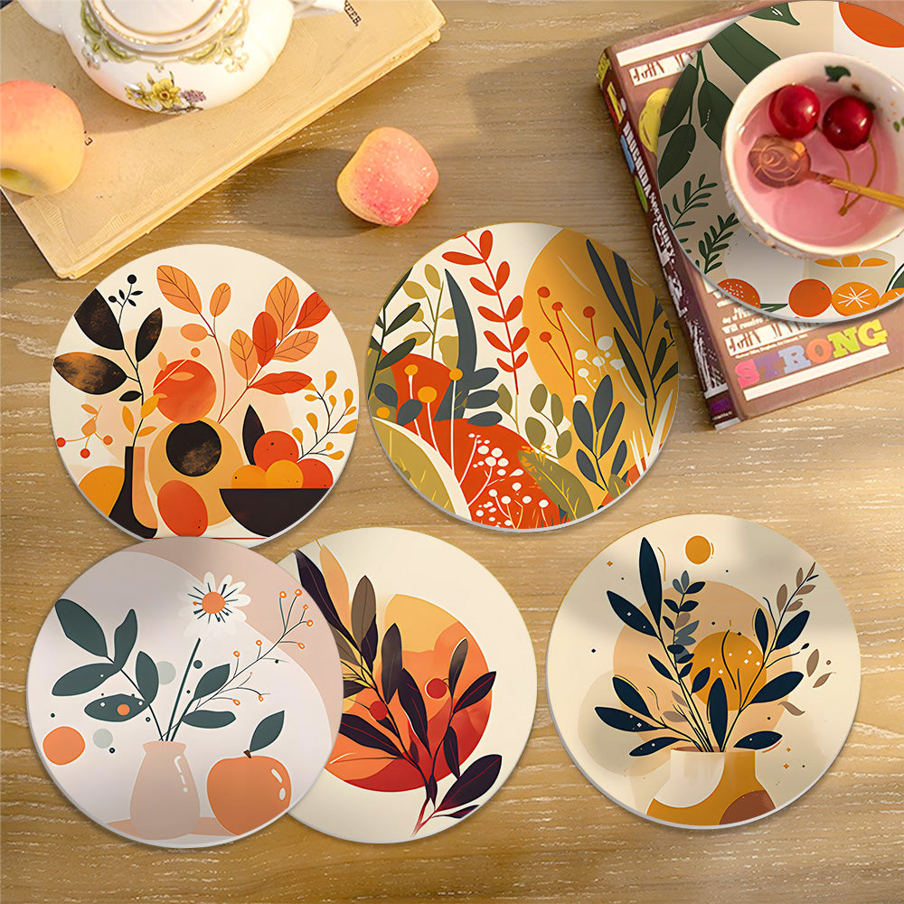 Paint by Numbers Coasters #8