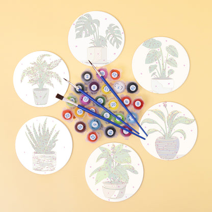 Paint by Numbers Coasters #9