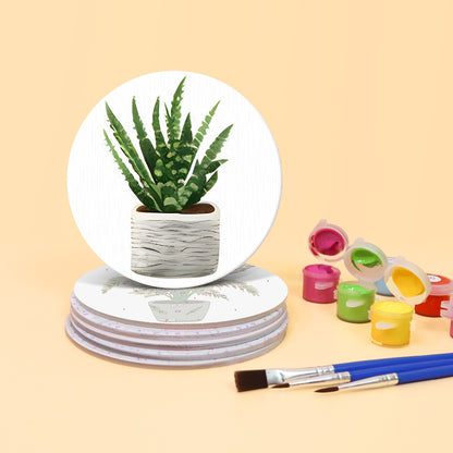 Paint by Numbers Coasters #9