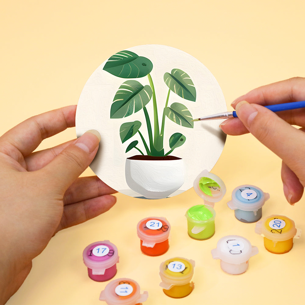 Paint by Numbers Coasters #9