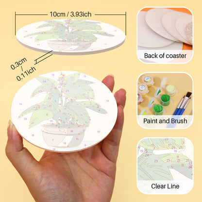 Paint by Numbers Coasters #9