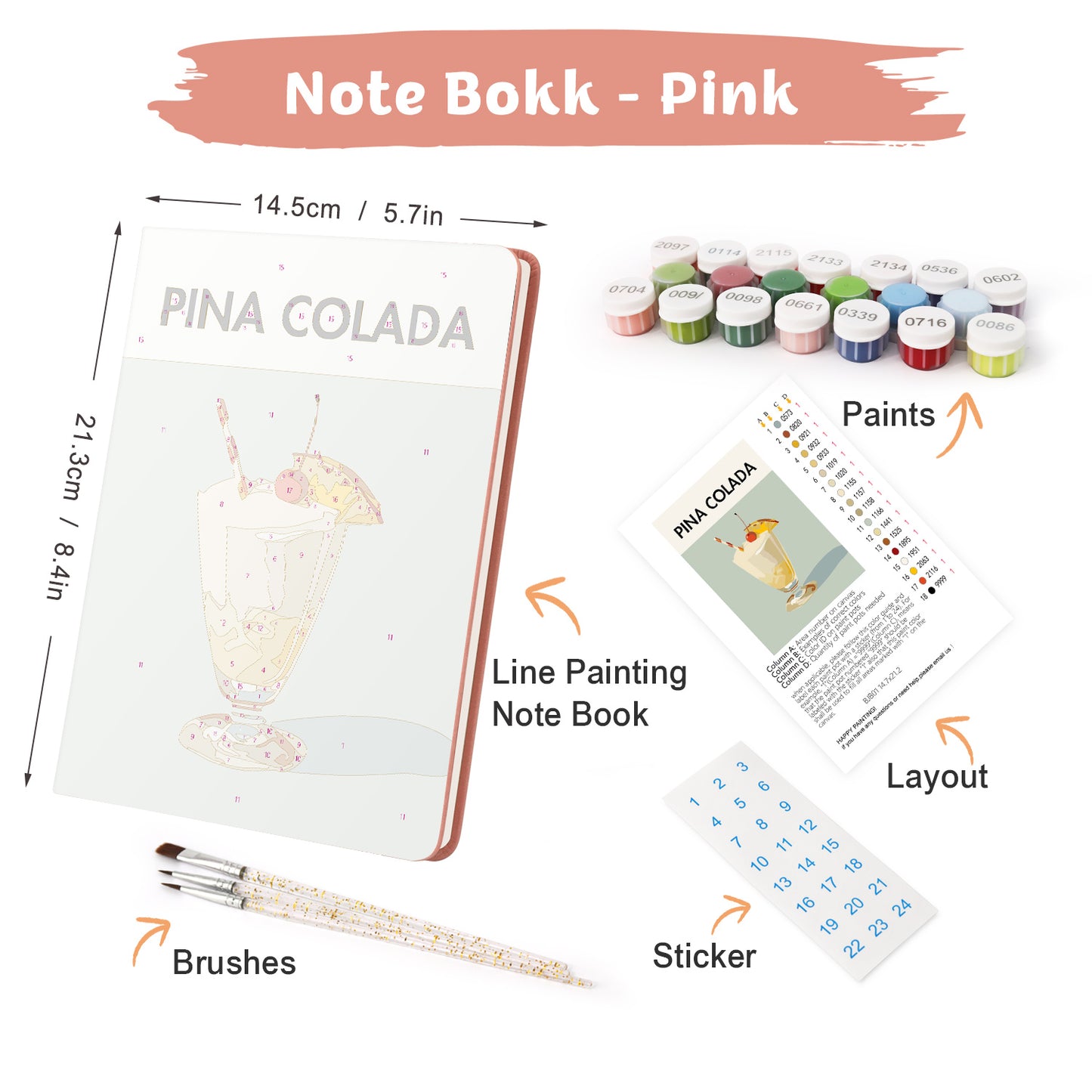 Pina Colada PBN Notebook