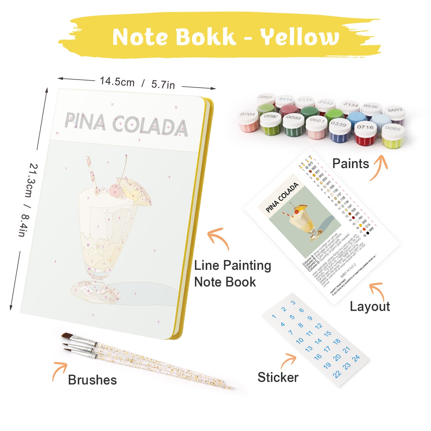 Pina Colada PBN Notebook