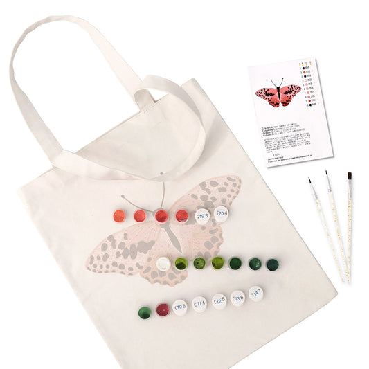 Pink Butterfly PBN Bag