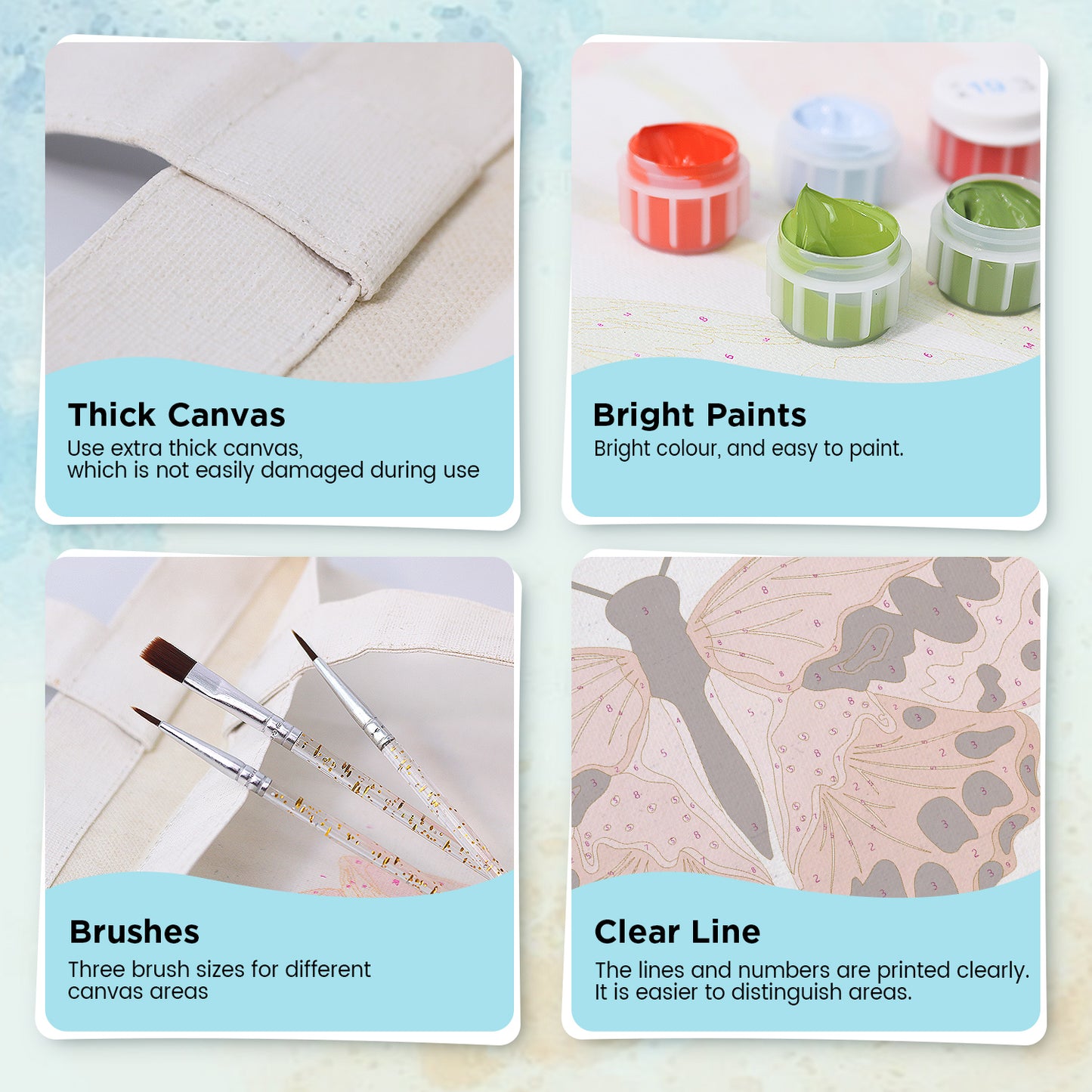 Pink Butterfly PBN Bag