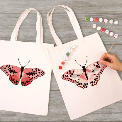 Pink Butterfly PBN Bag