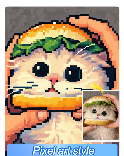 CUSTOM PAINT BY NUMBERS KIT - Custom Your Pet Photo