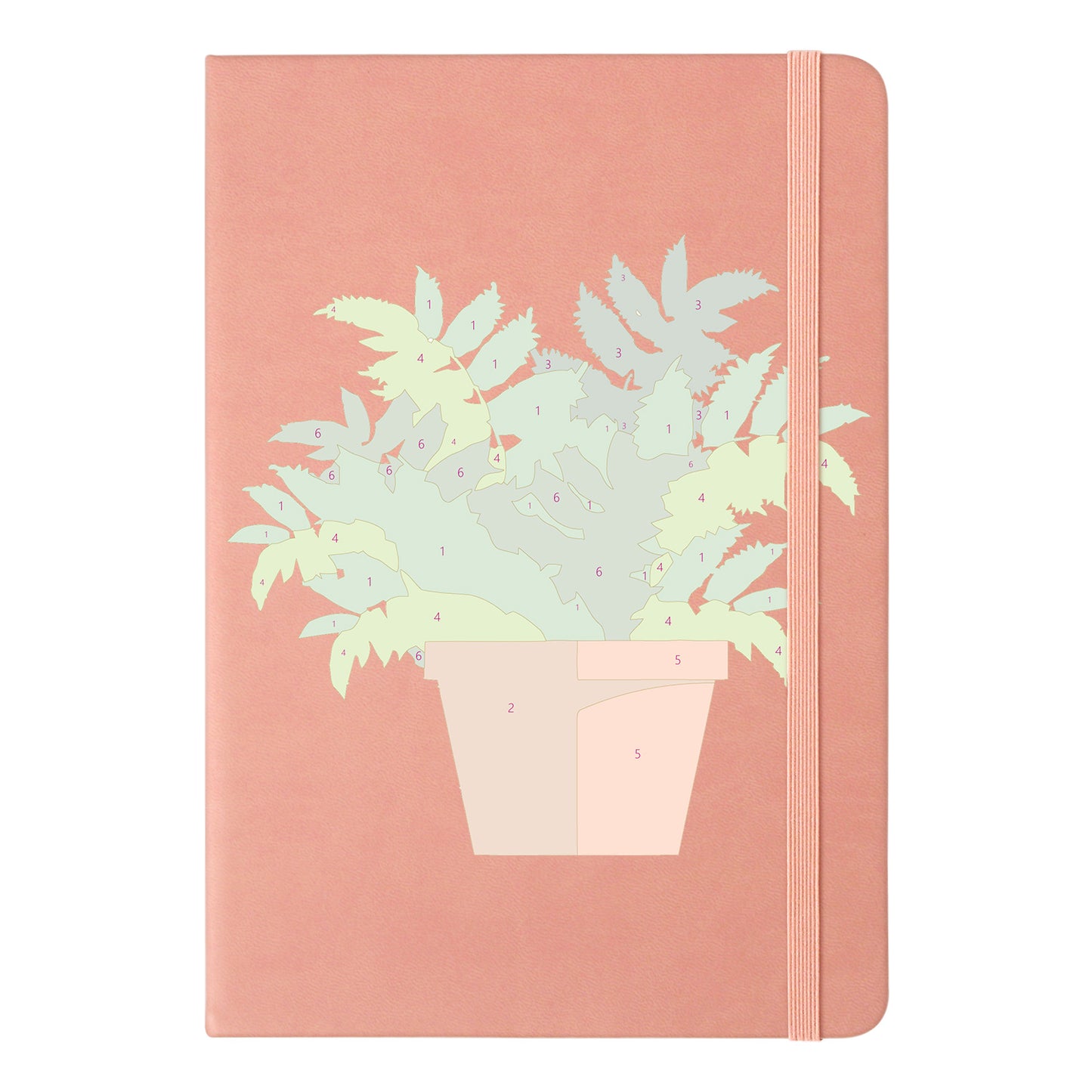 Potted Plants PBN Notebook