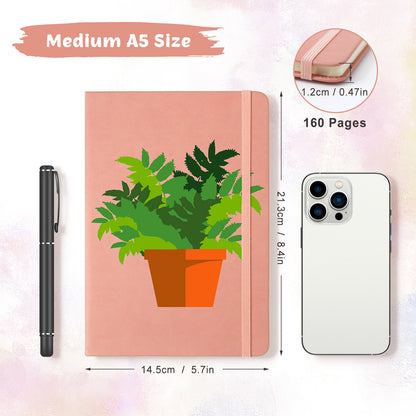 Potted Plants PBN Notebook