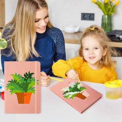 Potted Plants PBN Notebook