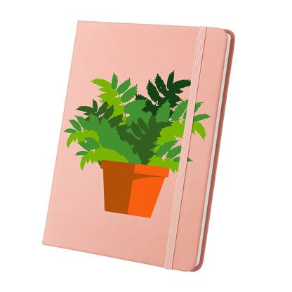 Potted Plants PBN Notebook