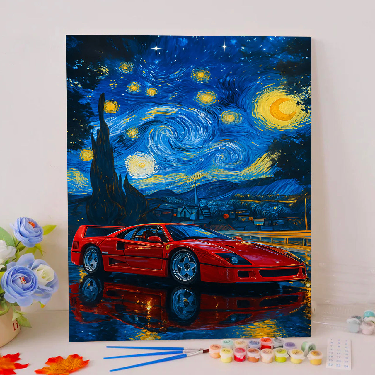 Racing under the stars - Paint by Numbers Kit