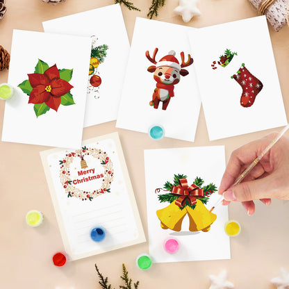 Reindeer PBN Poster Card