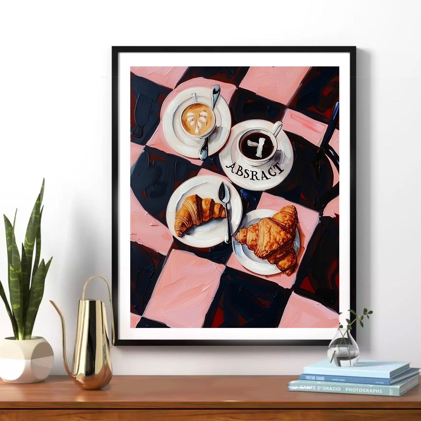 Croissant Sunday Paint by Numbers maikoo art