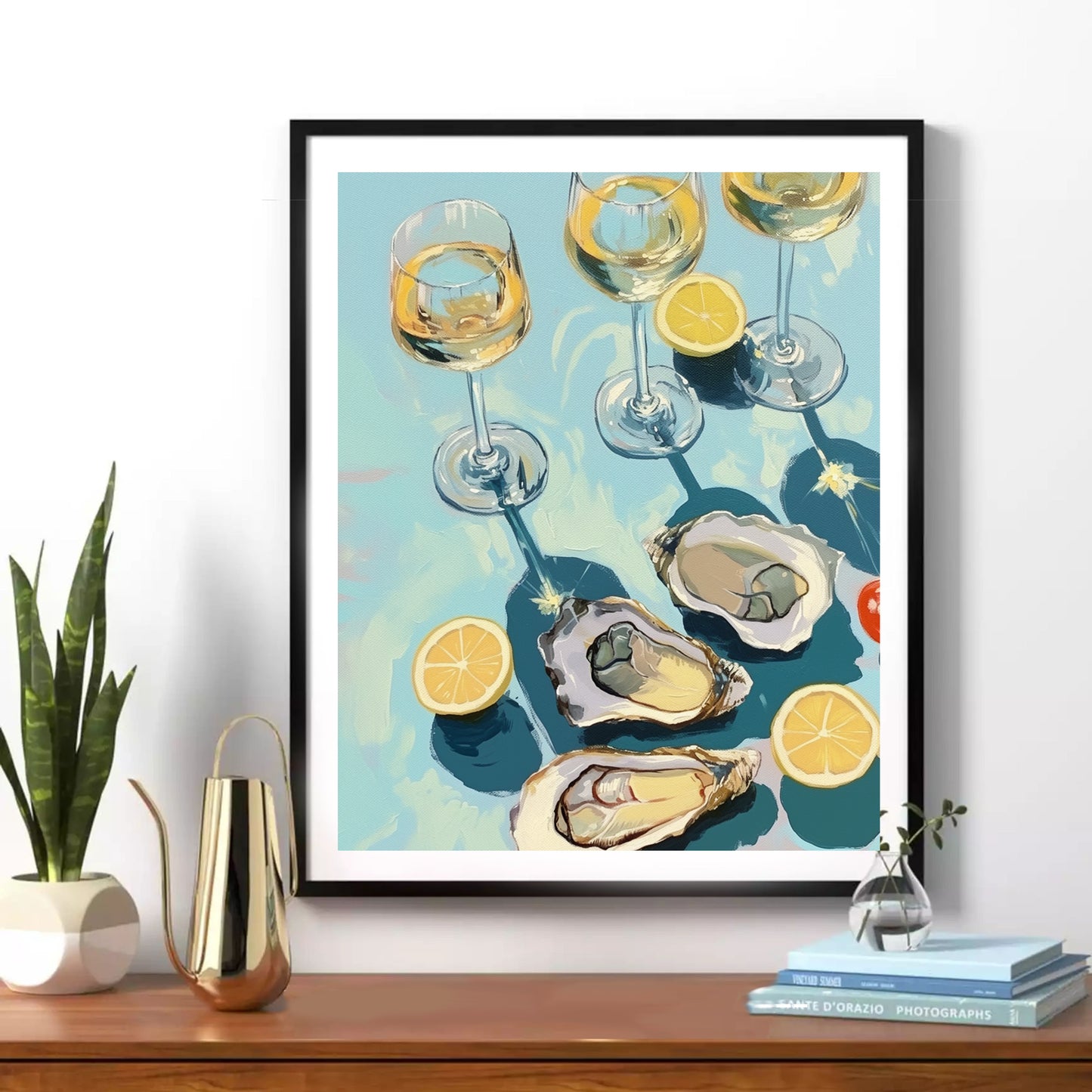 Oyster and Champagne Paint by Numbers