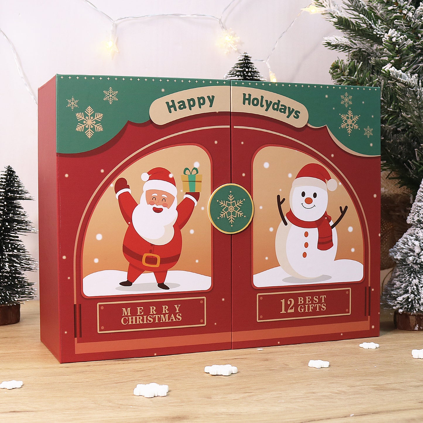 Santa Claus-PBN Calendar Gift Box