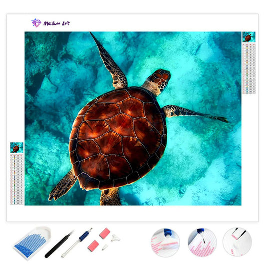 Sea Turtle By Maikoo™ Diamond Painting Kit