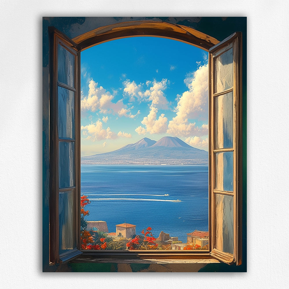 Sea and Sky are One Color - Paint by Numbers Kits