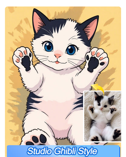 CUSTOM PAINT BY NUMBERS KIT - Custom Your Pet Photo