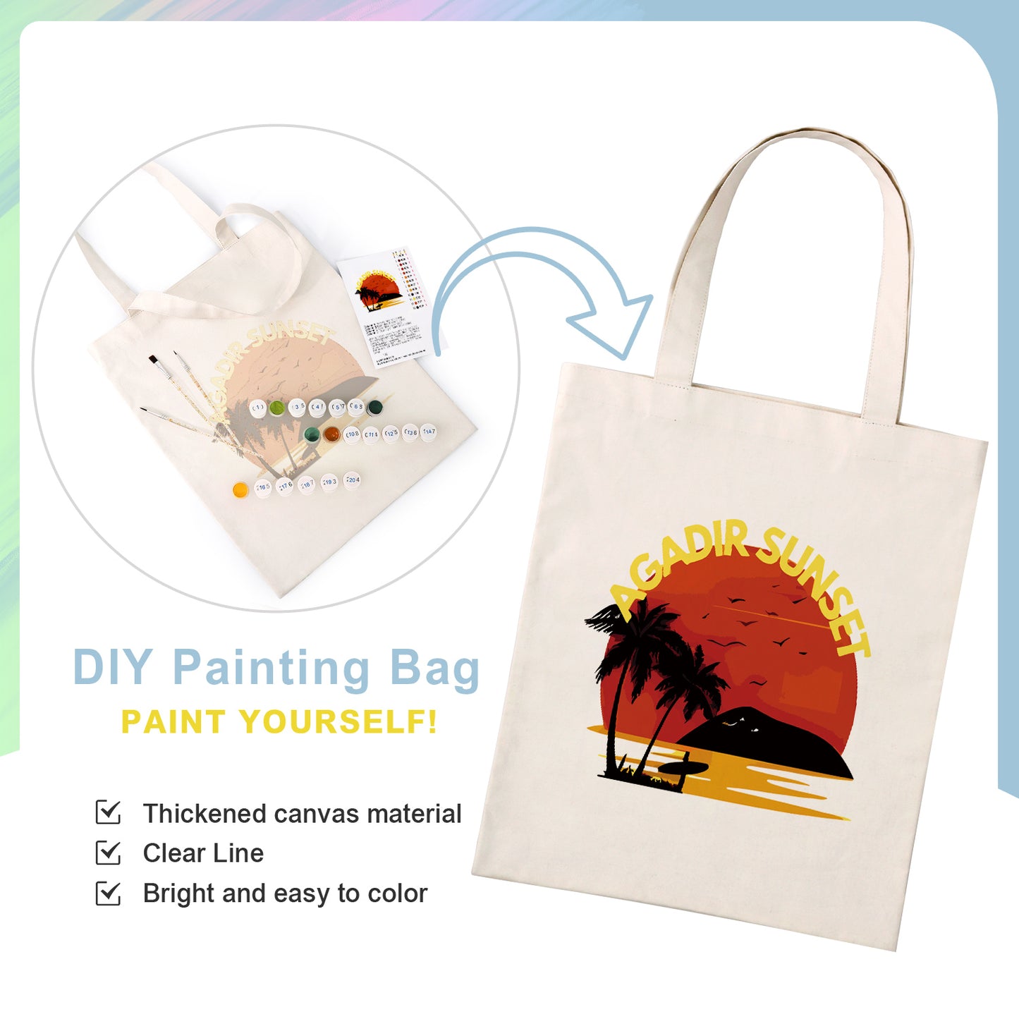 Sunset PBN Bag