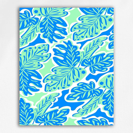 Tropical greenery- Paint by Numbers Kits