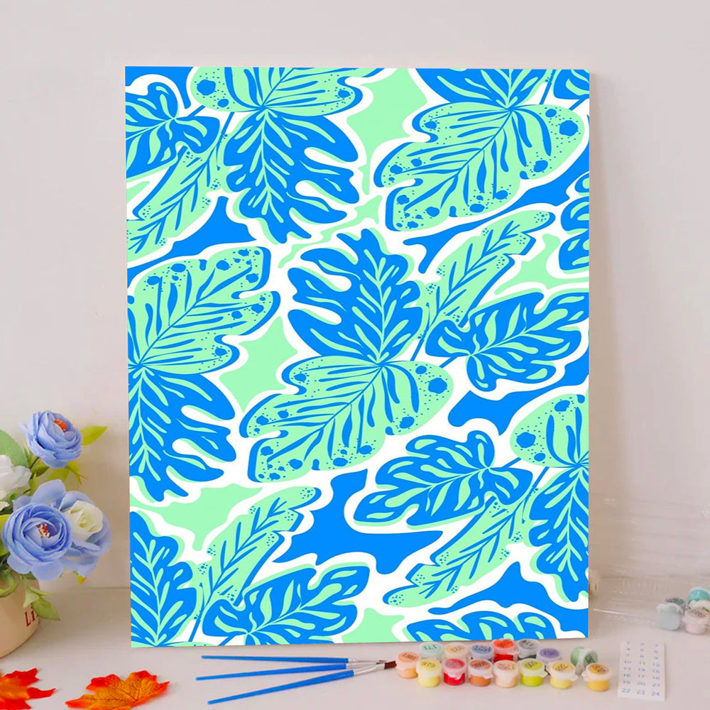 Tropical greenery- Paint by Numbers Kits