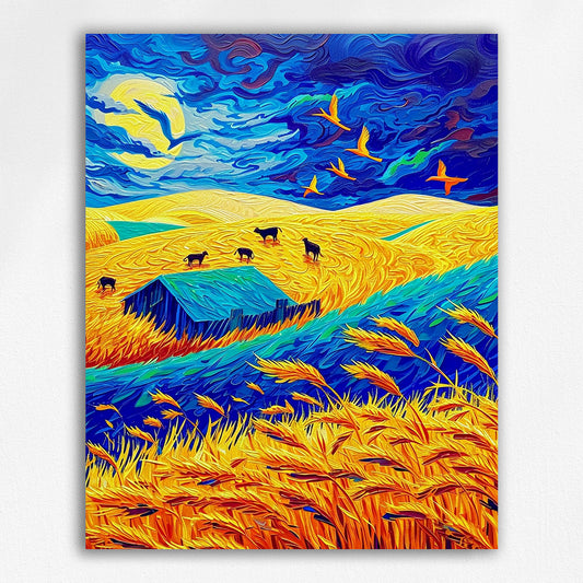 Van Gogh Style Paint by Number#10