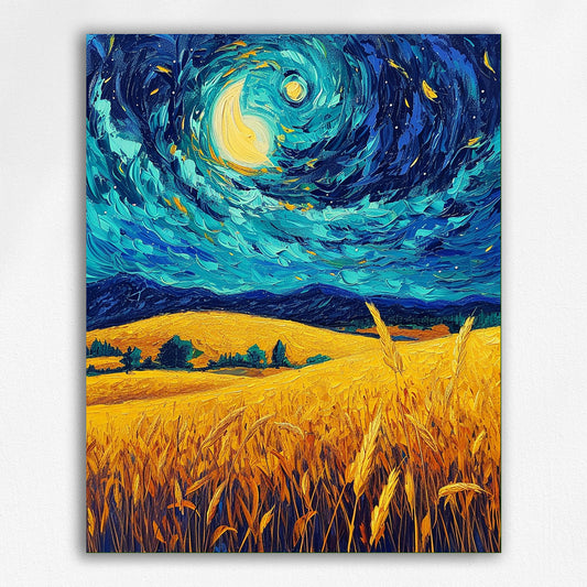 Van Gogh Style Paint by Number#5