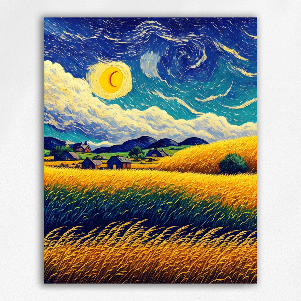 Van Gogh Style Paint by Number#6