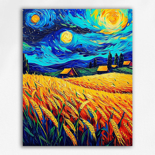 Van Gogh Style Paint by Number#8