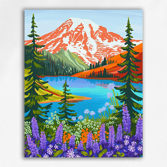 Wildflowers in the Sierra by Maikoo™Paint by Numbers#14