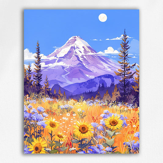 Wildflowers in the Sierra by Maikoo™Paint by Numbers#18