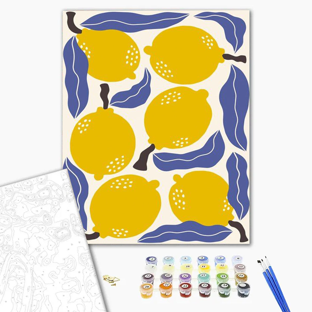 Yellow lemon- Paint by Numbers Kits