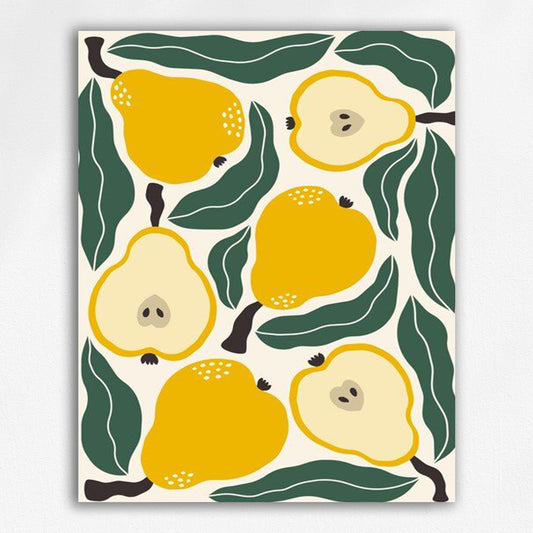 Yellow pears - Paint by Numbers Kits