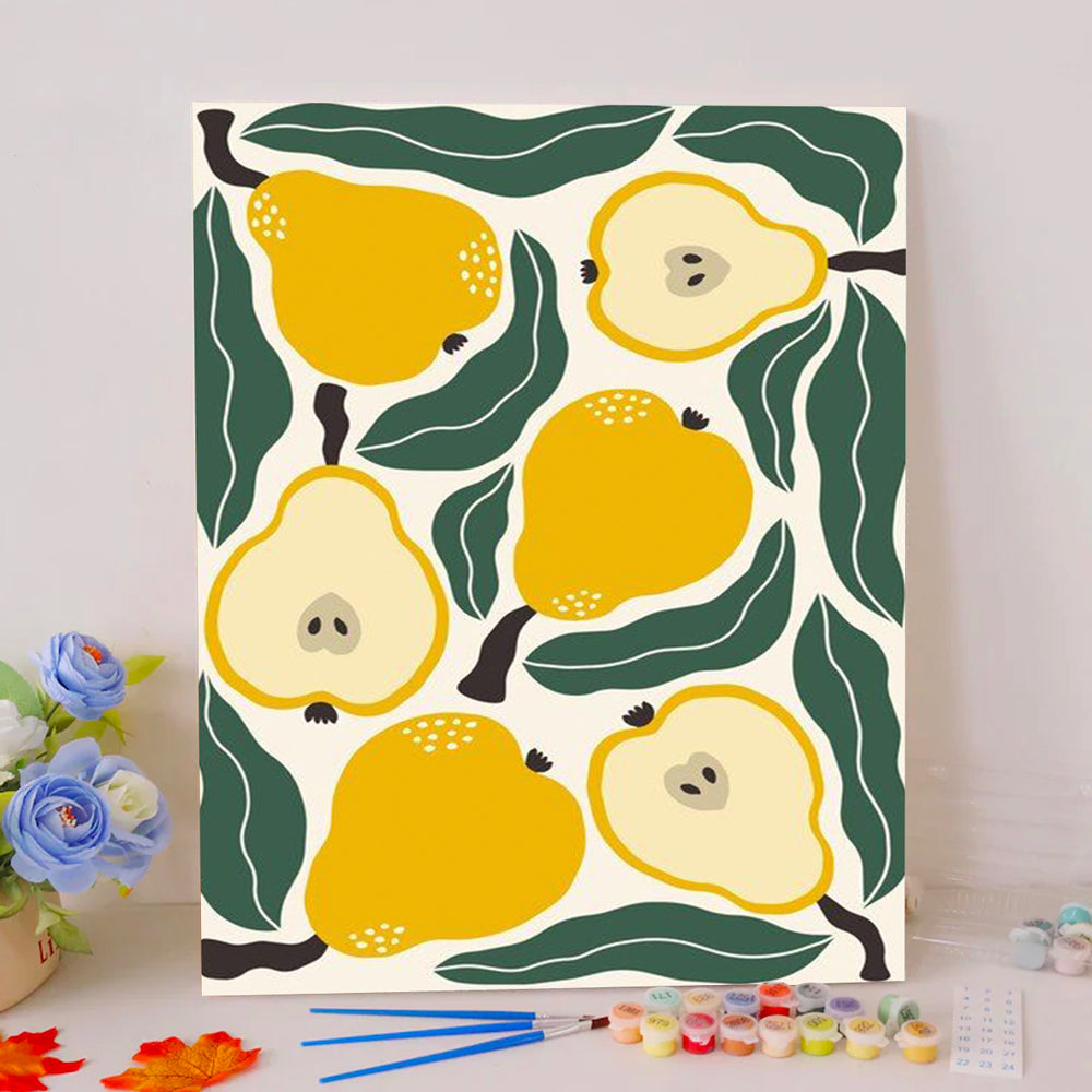 Yellow pears - Paint by Numbers Kits