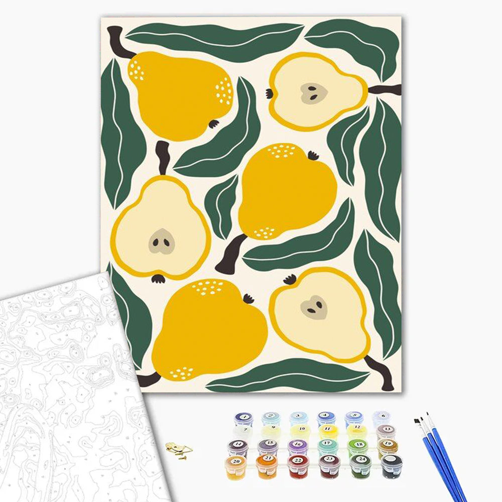 Yellow pears - Paint by Numbers Kits
