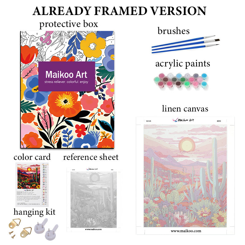 Vintage Indulgence Paint by Numbers maikoo art