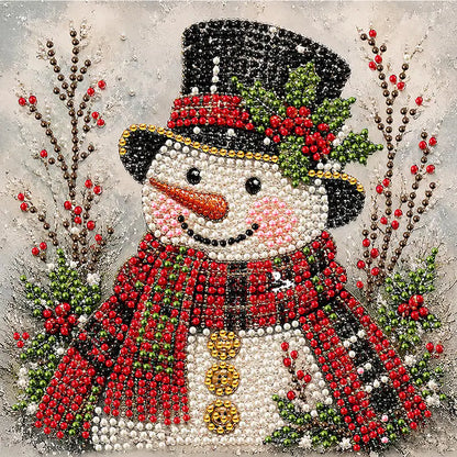 Christmas Diamond Art Kit, Cute Santa Pearl Bead Painting Craft, DIY Pearl Diamond Painting for Adults Beginners, Holiday Home Decor Gift