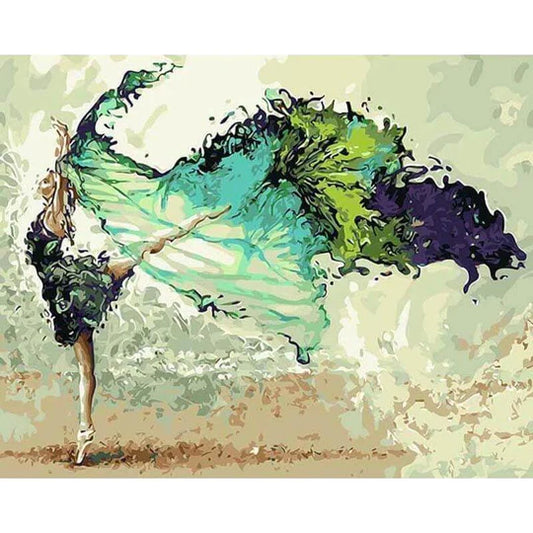 Paint by Numbers Green Dancer