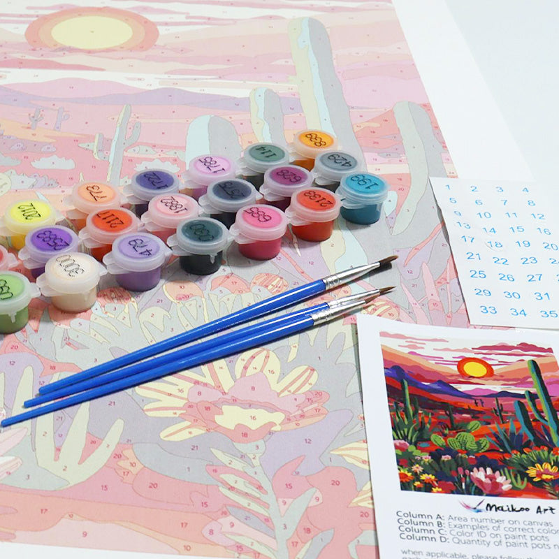 Awesocrafts Paint by Numbers Kits, Golden Fields of Sunflower Number Painting voor volwassenen en kinderen 16x20 inch ingelijst of niet (zonnebloemen Awesocrafts Paint by Numbers Kits, Golden Fields of Sunflower Number Painting voor volwassenen en kinderen 16x20 inch ingelijst of niet (zonnebloemen
